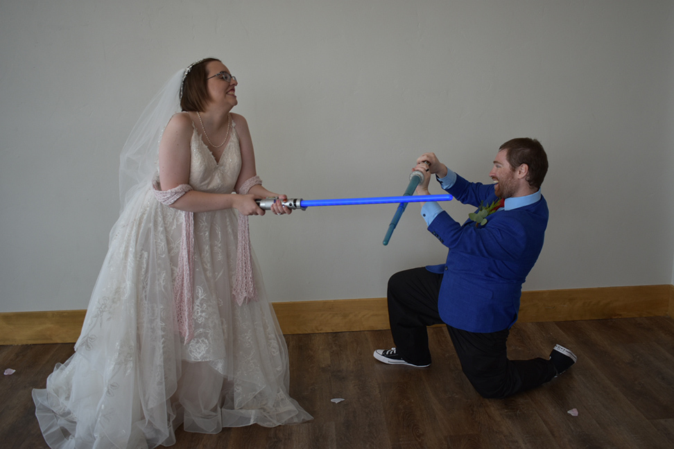 Chris diamond and his wife's wedding